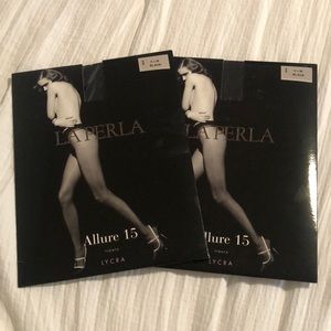 La Perla Allure 15 sheer tights, medium, NWT